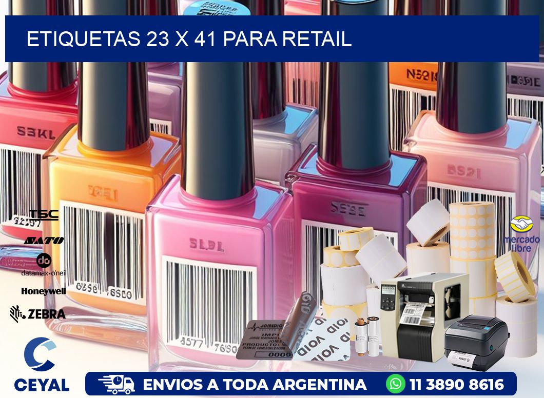 ETIQUETAS 23 x 41 PARA RETAIL