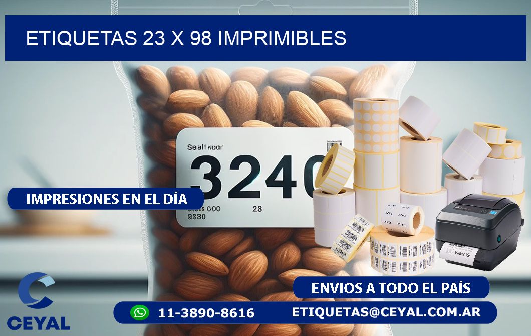 ETIQUETAS 23 x 98 IMPRIMIBLES