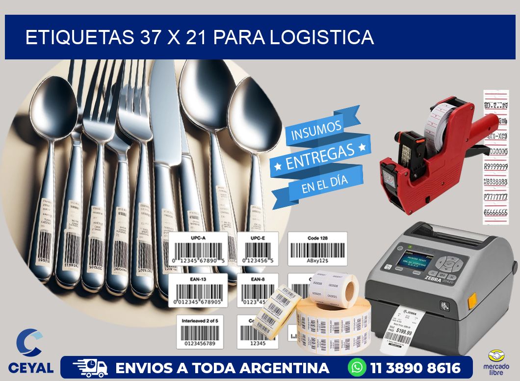 ETIQUETAS 37 x 21 PARA LOGISTICA