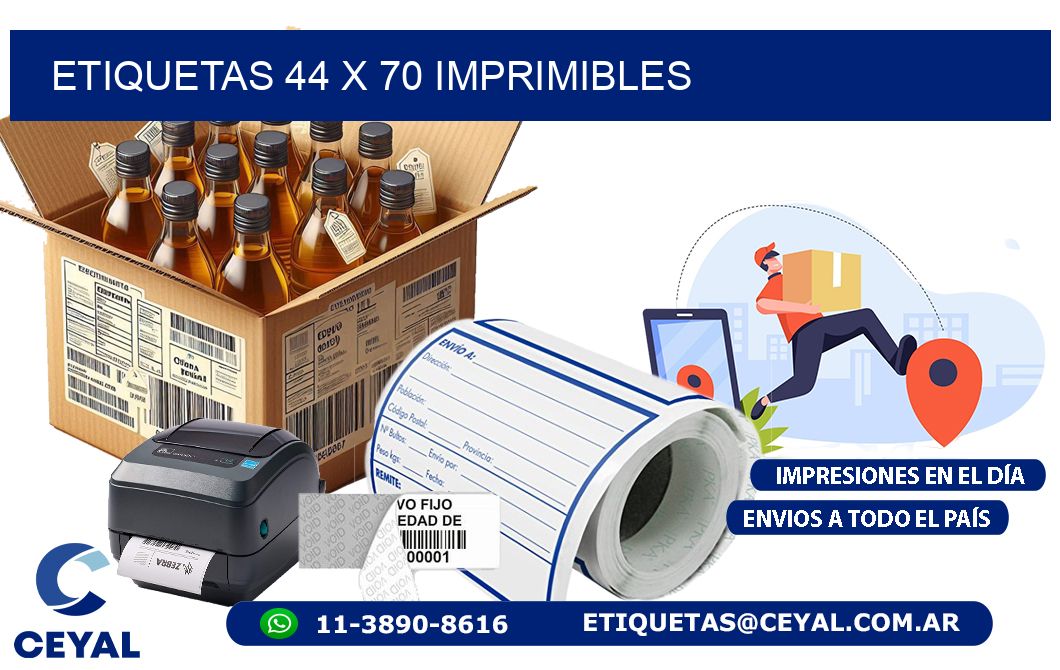 ETIQUETAS 44 x 70 IMPRIMIBLES