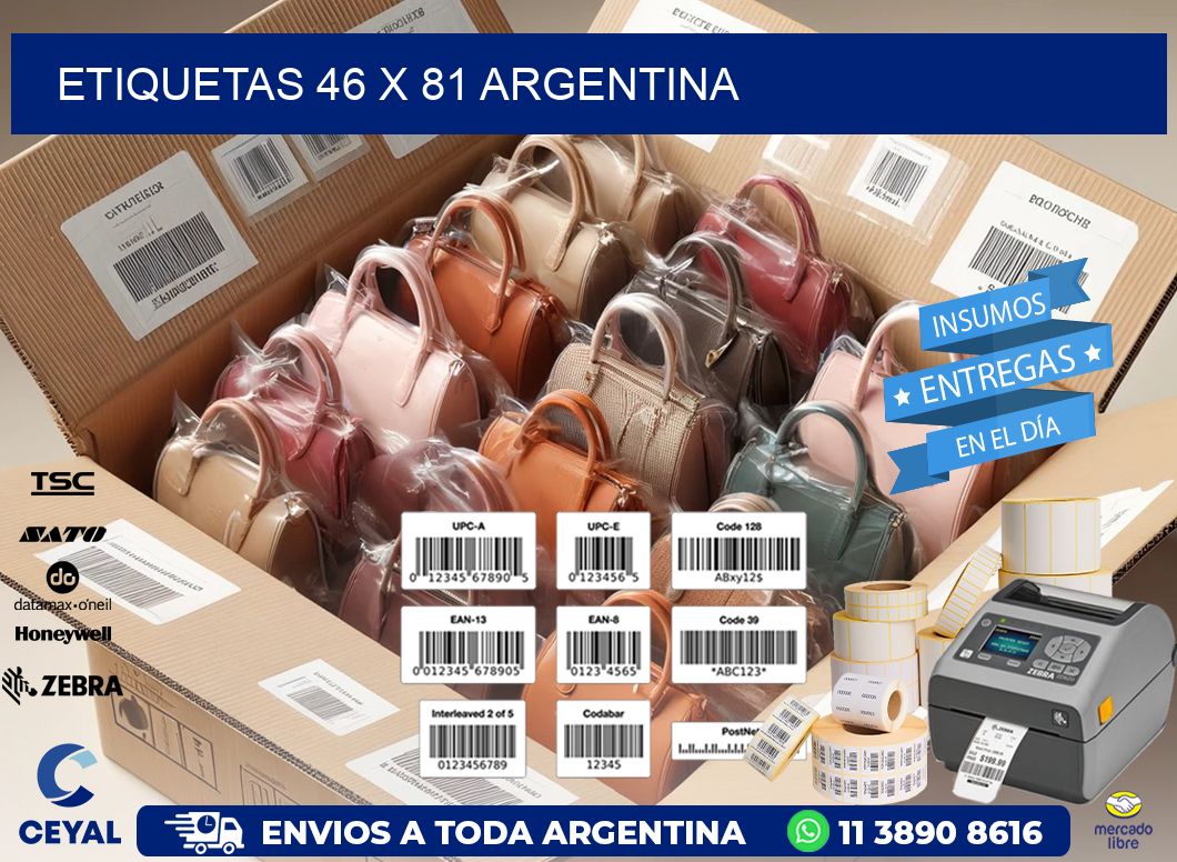 ETIQUETAS 46 x 81 ARGENTINA
