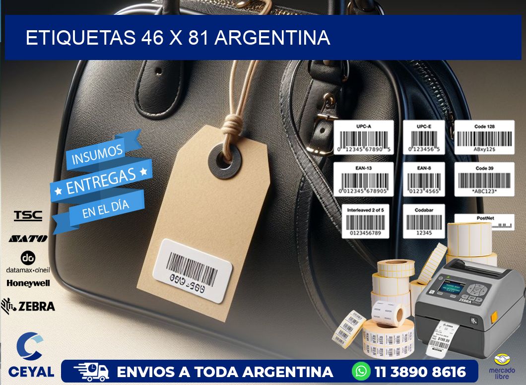 ETIQUETAS 46 x 81 ARGENTINA