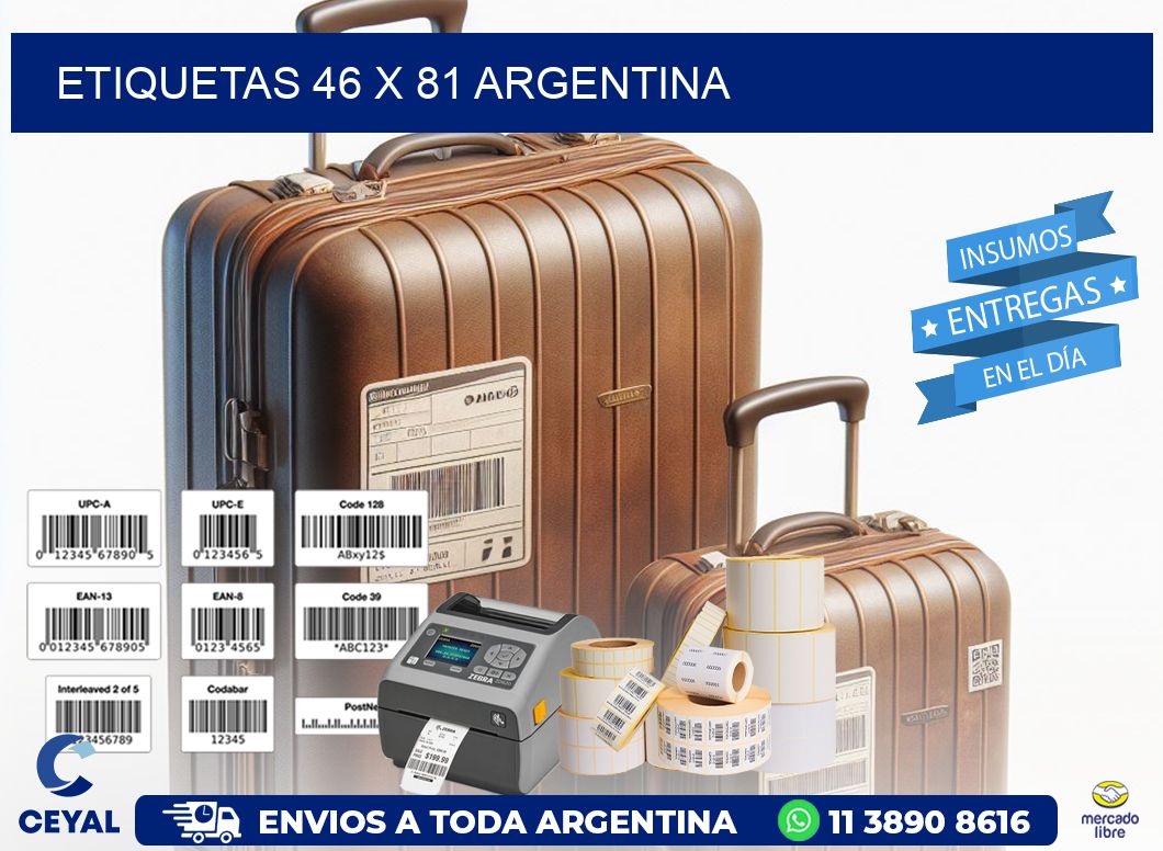 ETIQUETAS 46 x 81 ARGENTINA