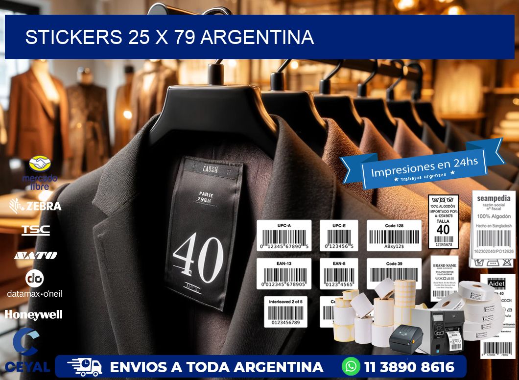 STICKERS 25 x 79 ARGENTINA