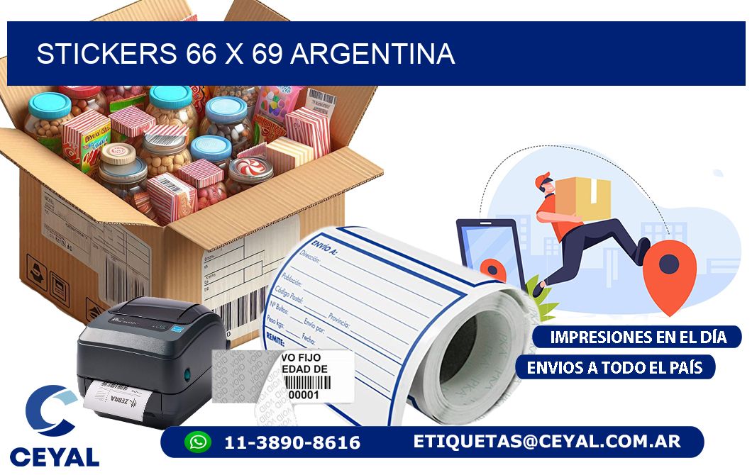 STICKERS 66 x 69 ARGENTINA