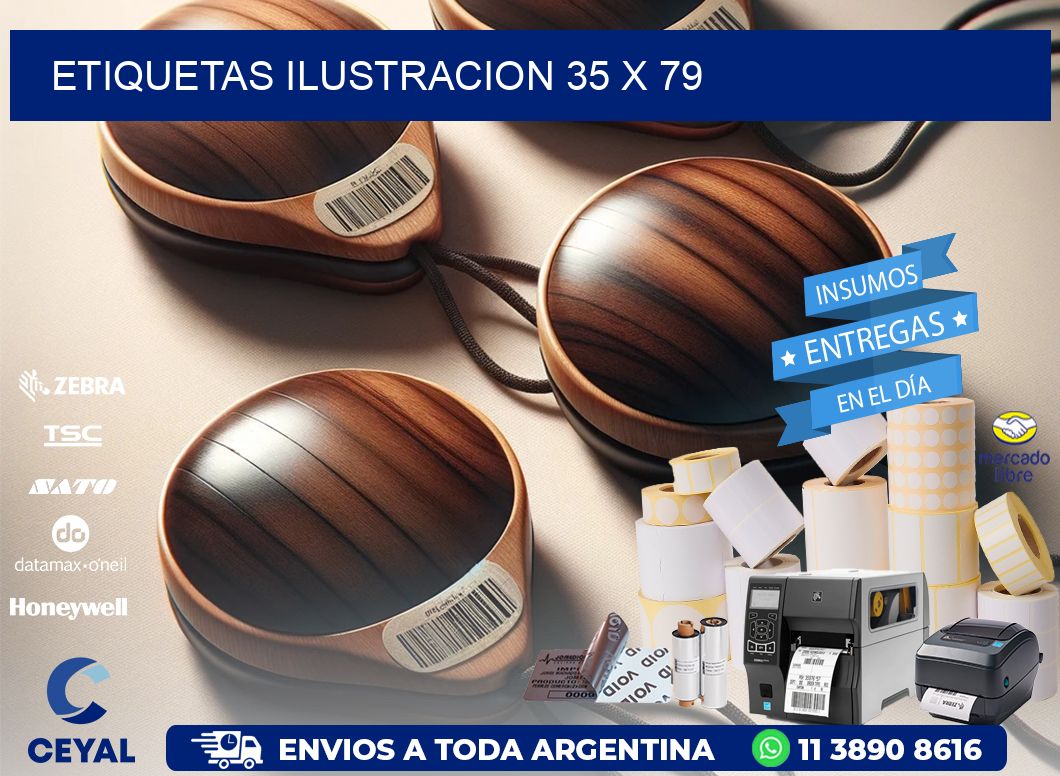 etiquetas ilustracion 35 x 79