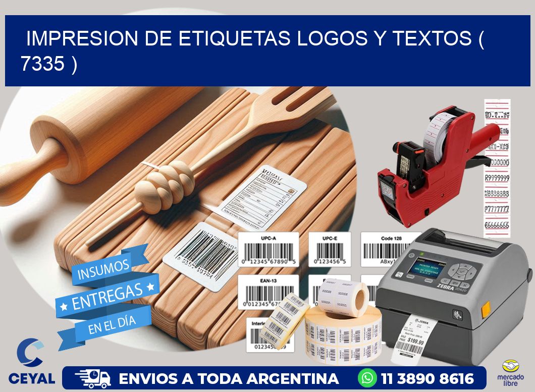 impresion de etiquetas logos y textos ( 7335 )