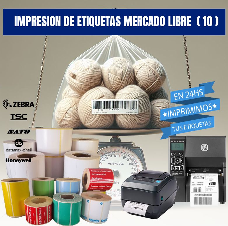 impresion de etiquetas mercado libre  ( 10 )