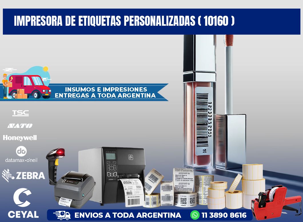 impresora de etiquetas personalizadas ( 10160 )