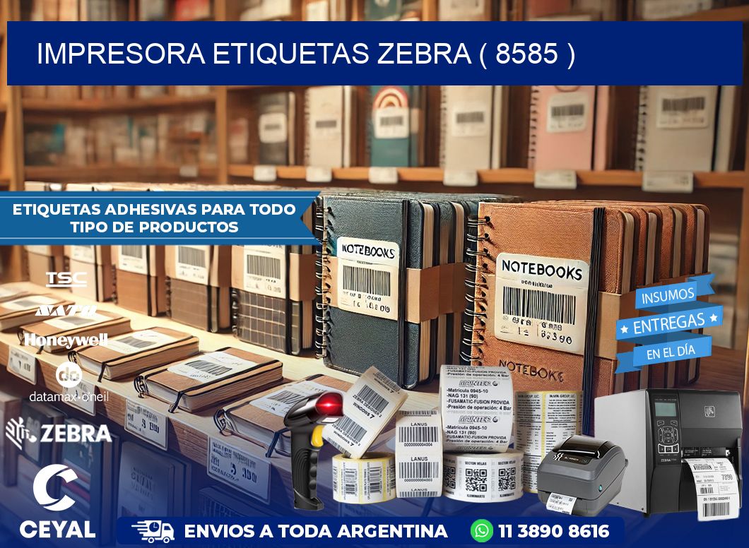 impresora etiquetas zebra ( 8585 )