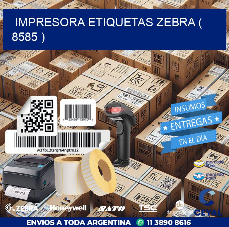 impresora etiquetas zebra ( 8585 )