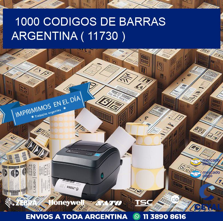 1000 codigos de barras argentina ( 11730 )