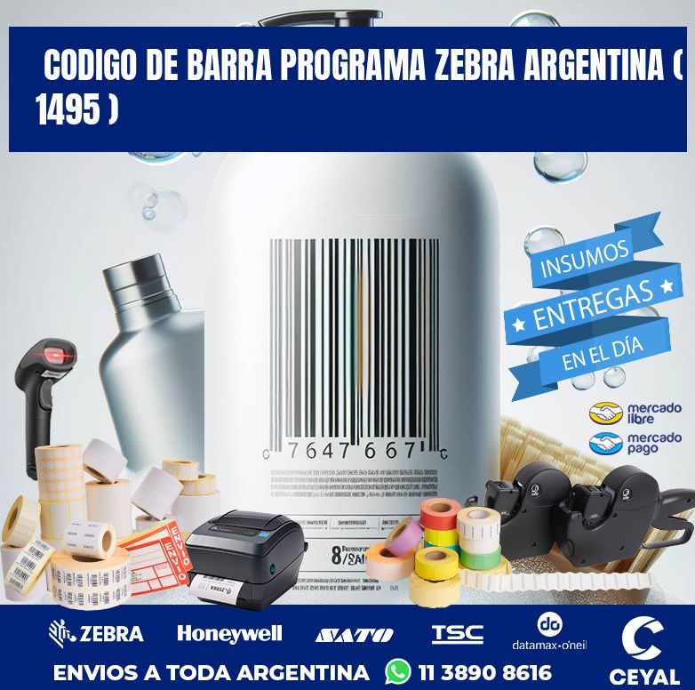 CODIGO DE BARRA PROGRAMA ZEBRA ARGENTINA ( 1495 )