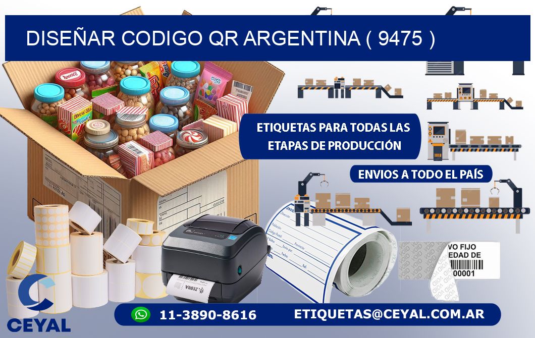 DISEÑAR CODIGO QR ARGENTINA ( 9475 )