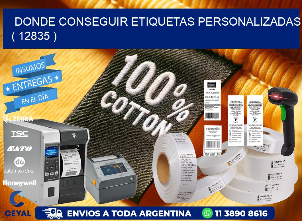 DONDE CONSEGUIR ETIQUETAS PERSONALIZADAS ( 12835 )