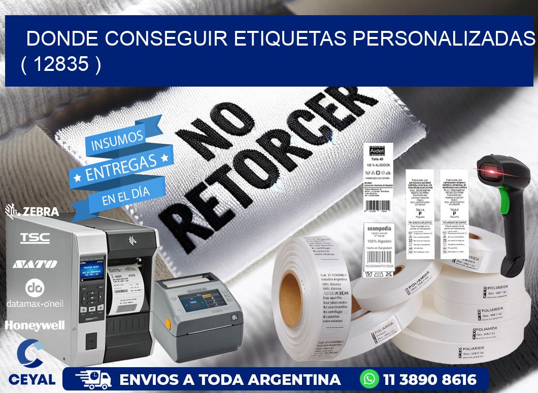 DONDE CONSEGUIR ETIQUETAS PERSONALIZADAS ( 12835 )