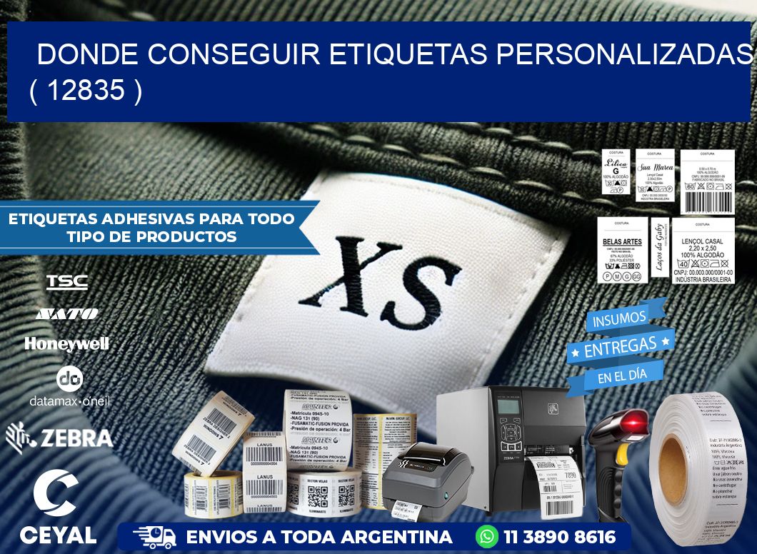 DONDE CONSEGUIR ETIQUETAS PERSONALIZADAS ( 12835 )