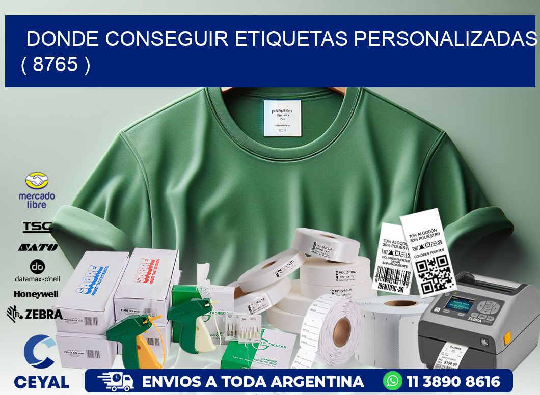 DONDE CONSEGUIR ETIQUETAS PERSONALIZADAS ( 8765 )