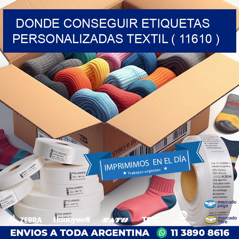DONDE CONSEGUIR ETIQUETAS PERSONALIZADAS TEXTIL ( 11610 )