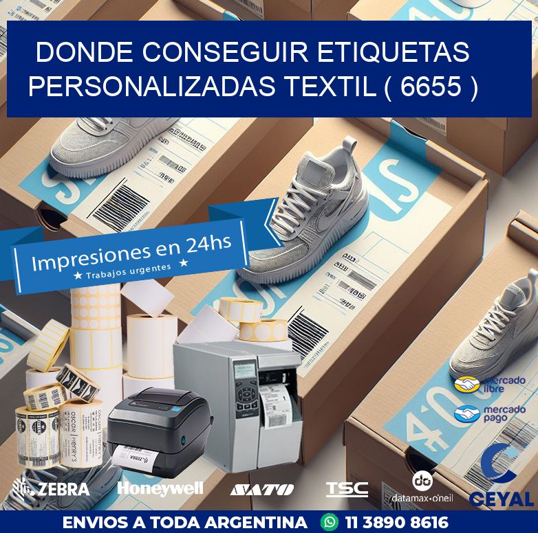 DONDE CONSEGUIR ETIQUETAS PERSONALIZADAS TEXTIL ( 6655 )