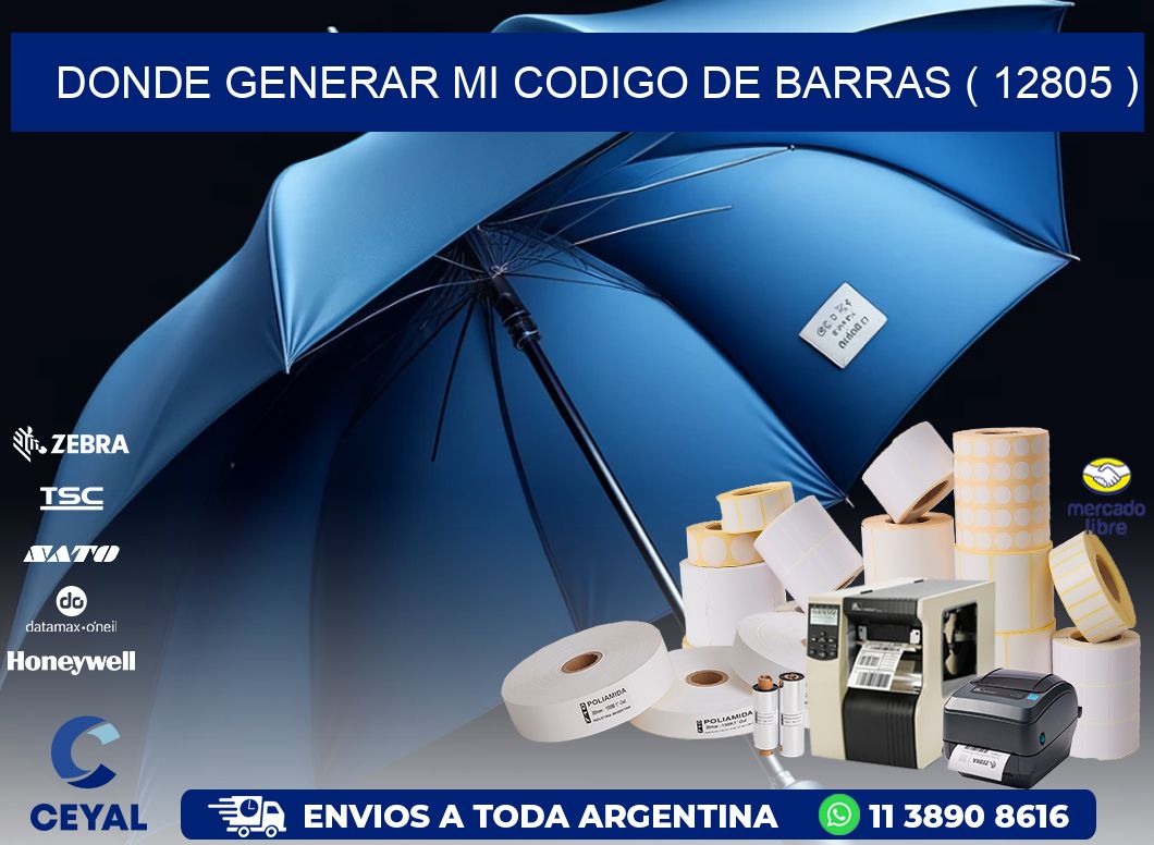 DONDE GENERAR MI CODIGO DE BARRAS ( 12805 )