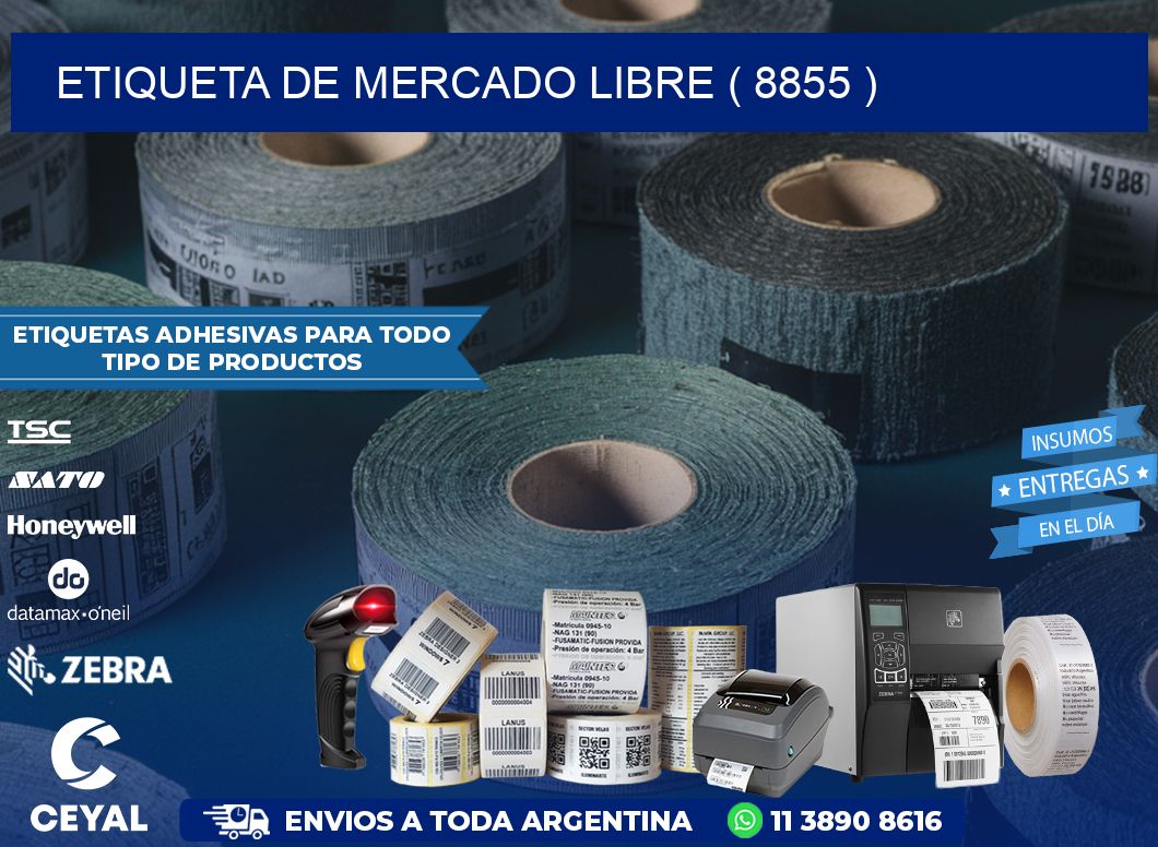 ETIQUETA DE MERCADO LIBRE ( 8855 )