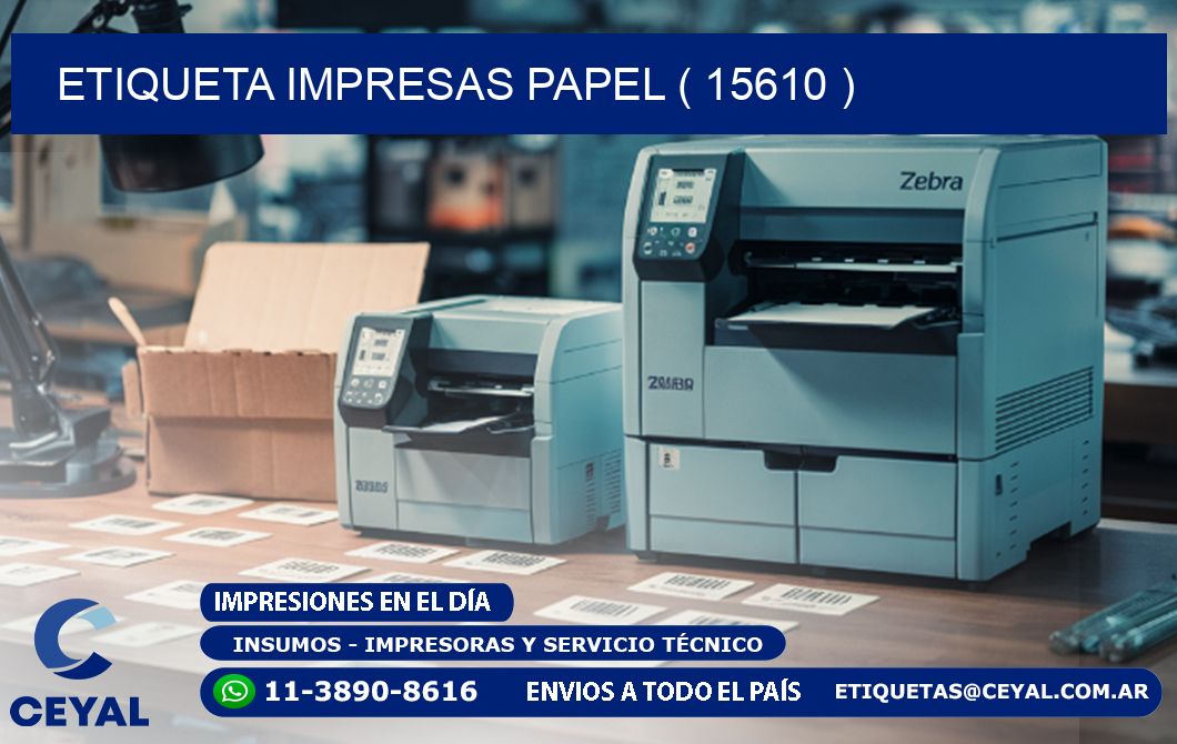 ETIQUETA IMPRESAS PAPEL ( 15610 )
