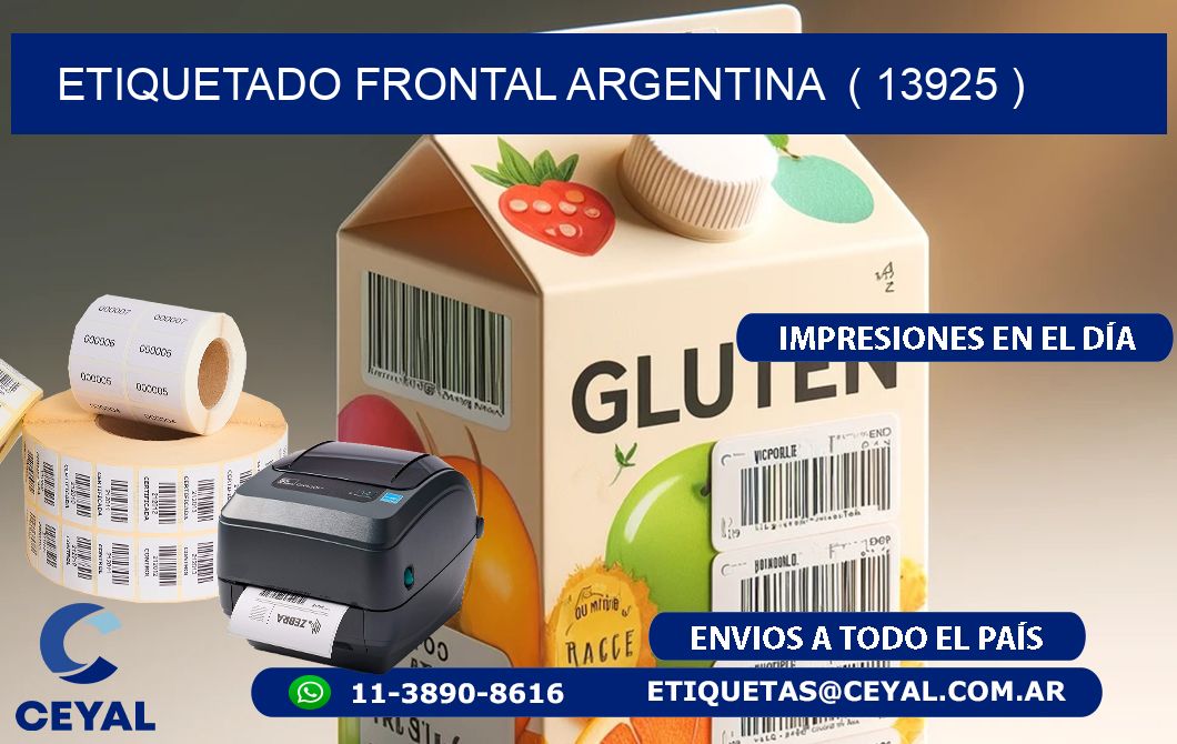 ETIQUETADO FRONTAL ARGENTINA ( 13925 )