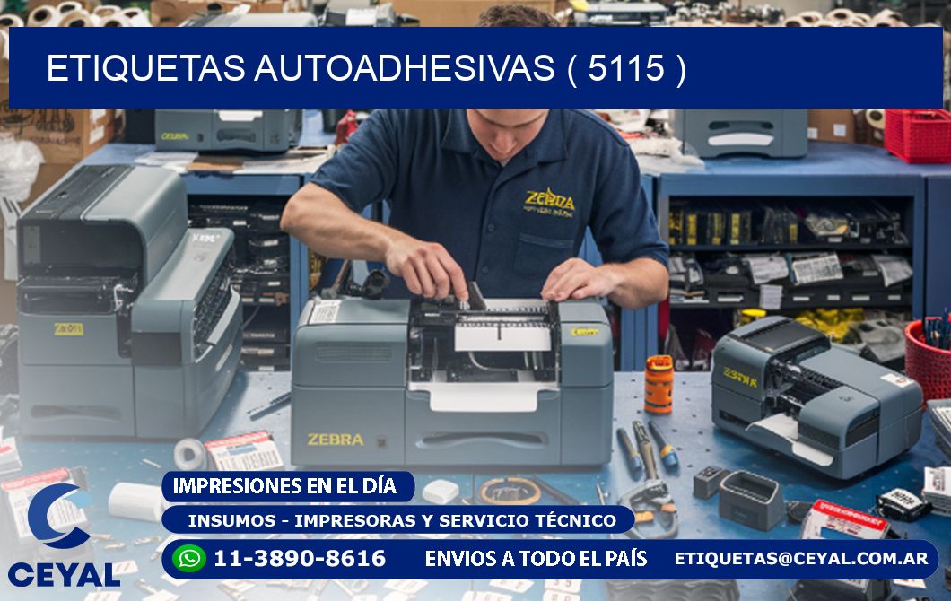 ETIQUETAS AUTOADHESIVAS ( 5115 )