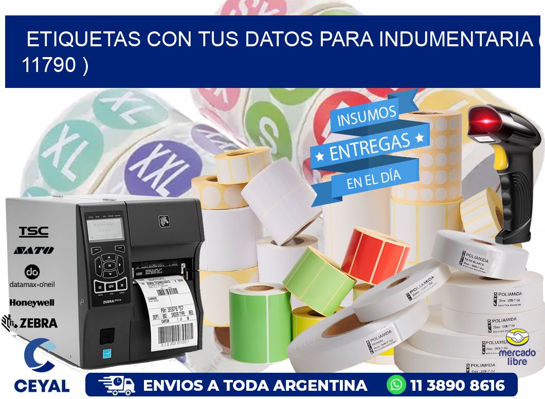 ETIQUETAS CON TUS DATOS PARA INDUMENTARIA ( 11790 )