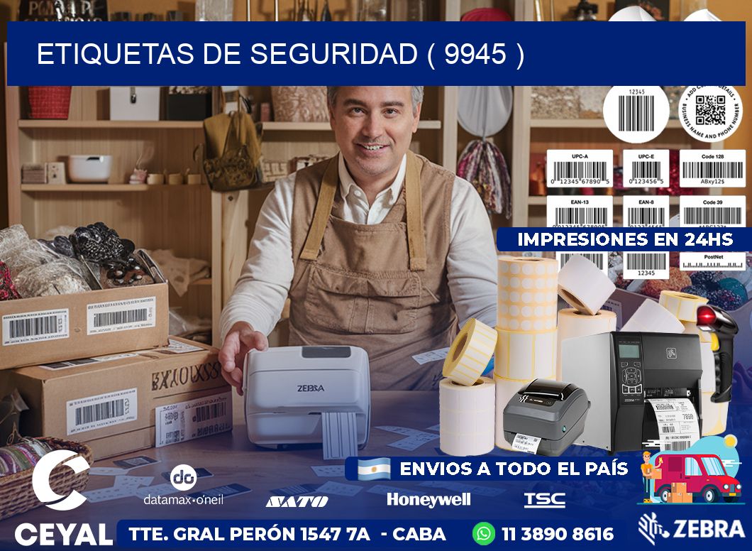 ETIQUETAS DE SEGURIDAD ( 9945 )