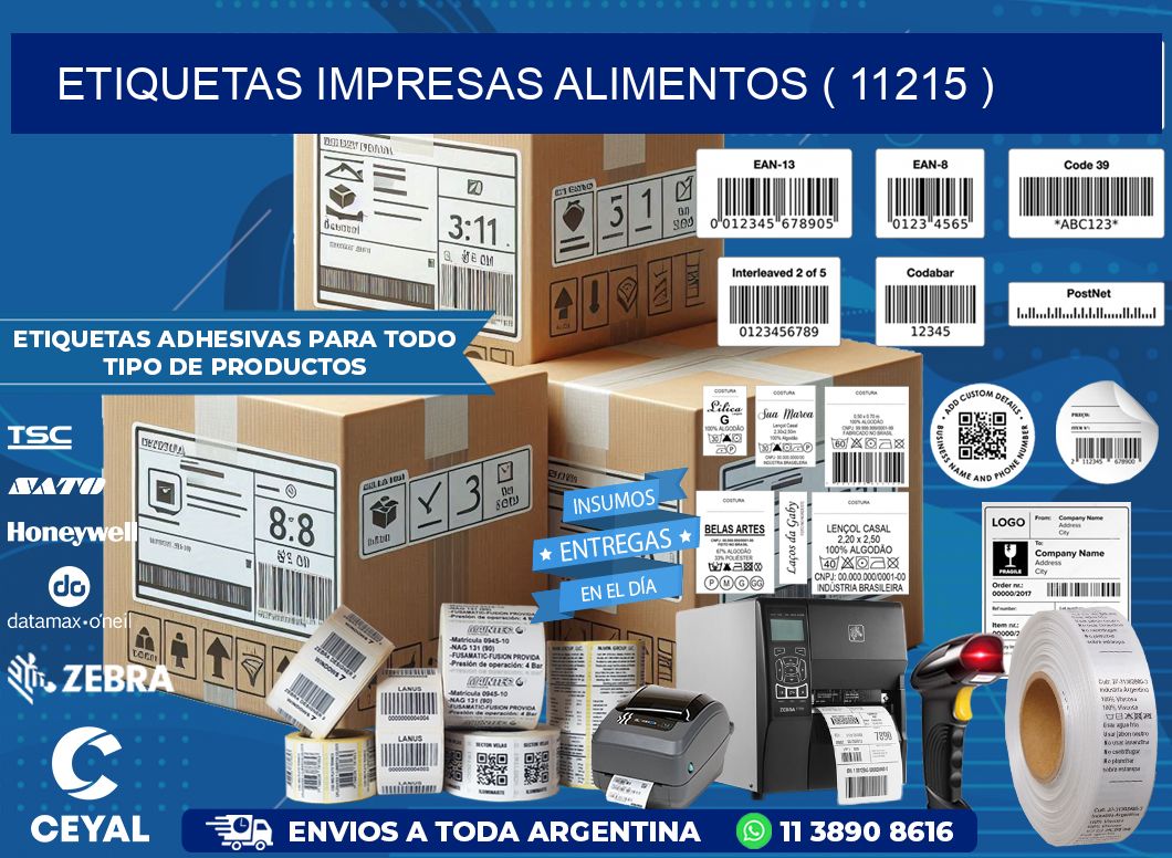 ETIQUETAS IMPRESAS ALIMENTOS ( 11215 )