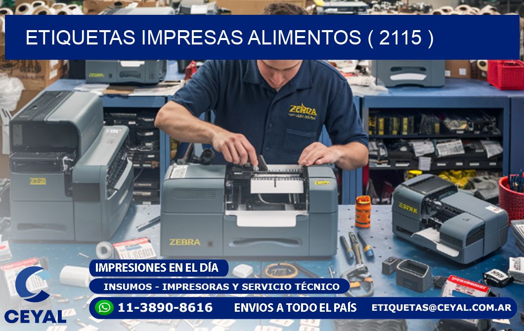 ETIQUETAS IMPRESAS ALIMENTOS ( 2115 )