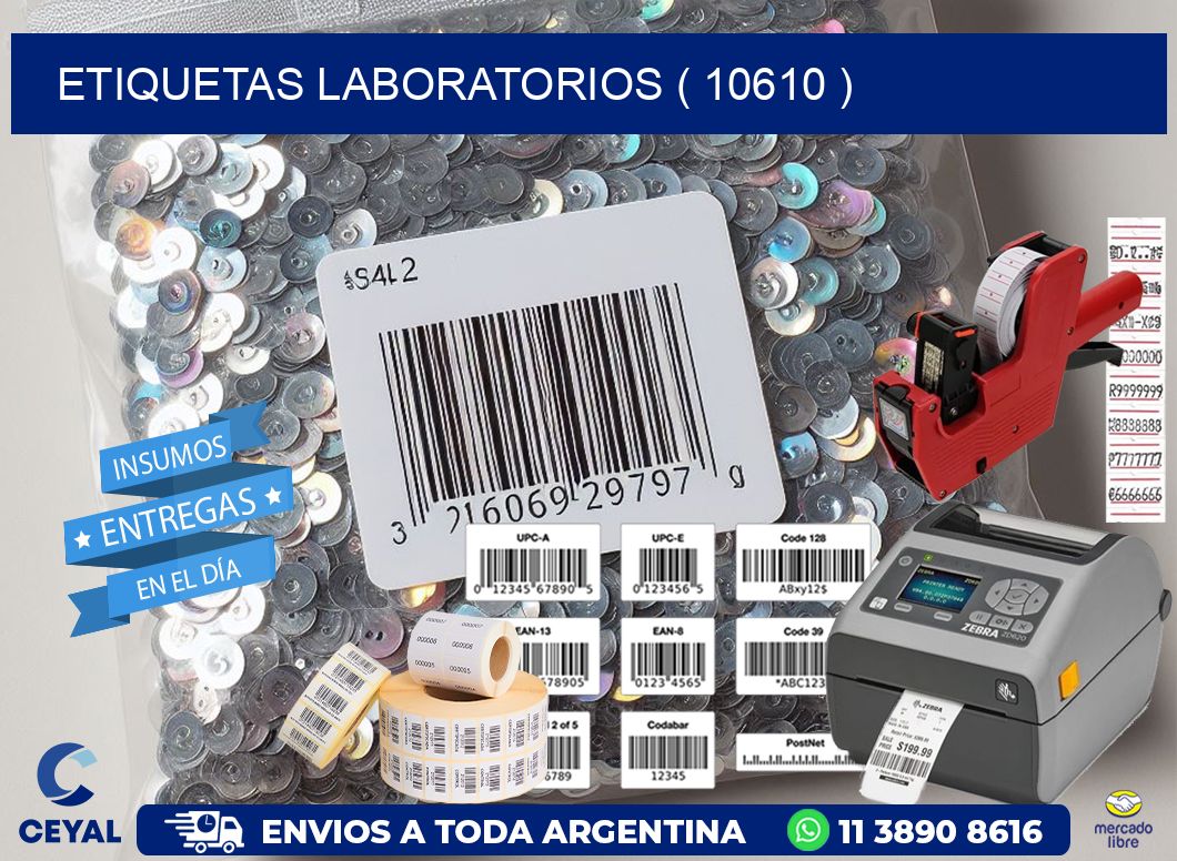 ETIQUETAS LABORATORIOS ( 10610 )