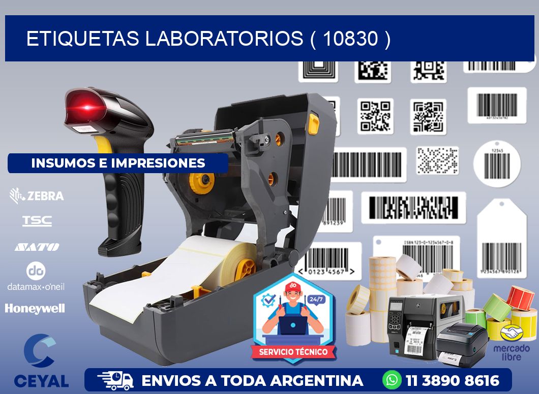 ETIQUETAS LABORATORIOS ( 10830 )
