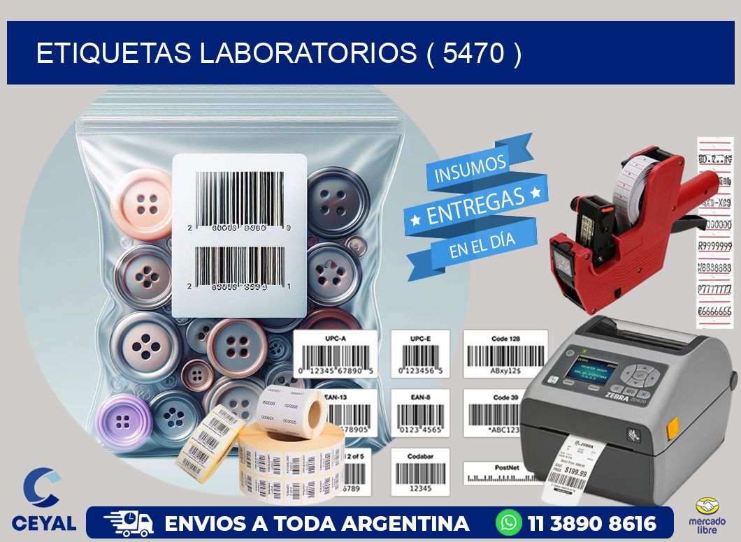 ETIQUETAS LABORATORIOS ( 5470 )
