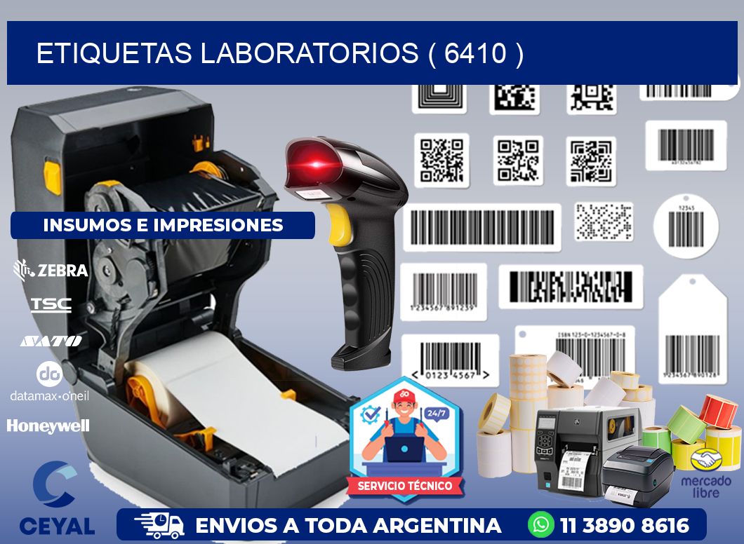 ETIQUETAS LABORATORIOS ( 6410 )