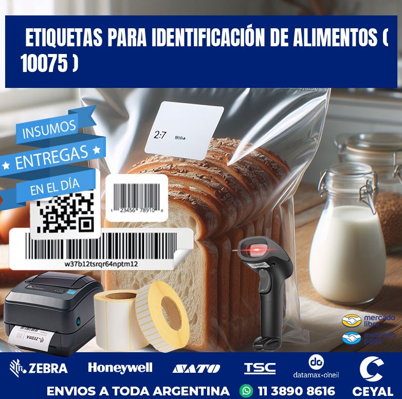 ETIQUETAS PARA IDENTIFICACIÓN DE ALIMENTOS ( 10075 )