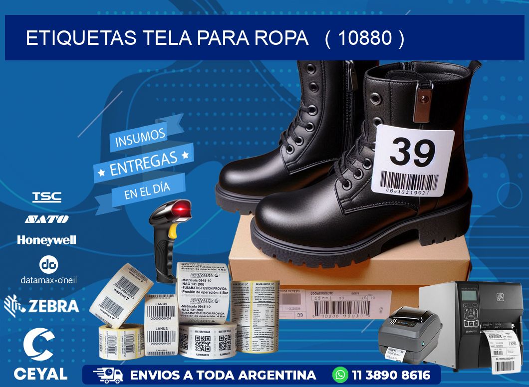 ETIQUETAS TELA PARA ROPA ( 10880 )