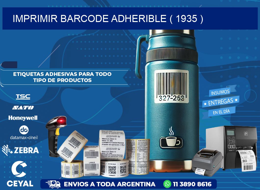 IMPRIMIR BARCODE ADHERIBLE ( 1935 )