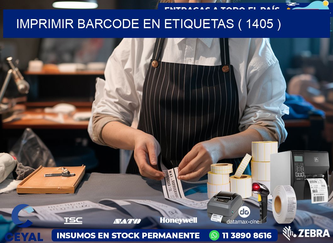 IMPRIMIR BARCODE EN ETIQUETAS ( 1405 )