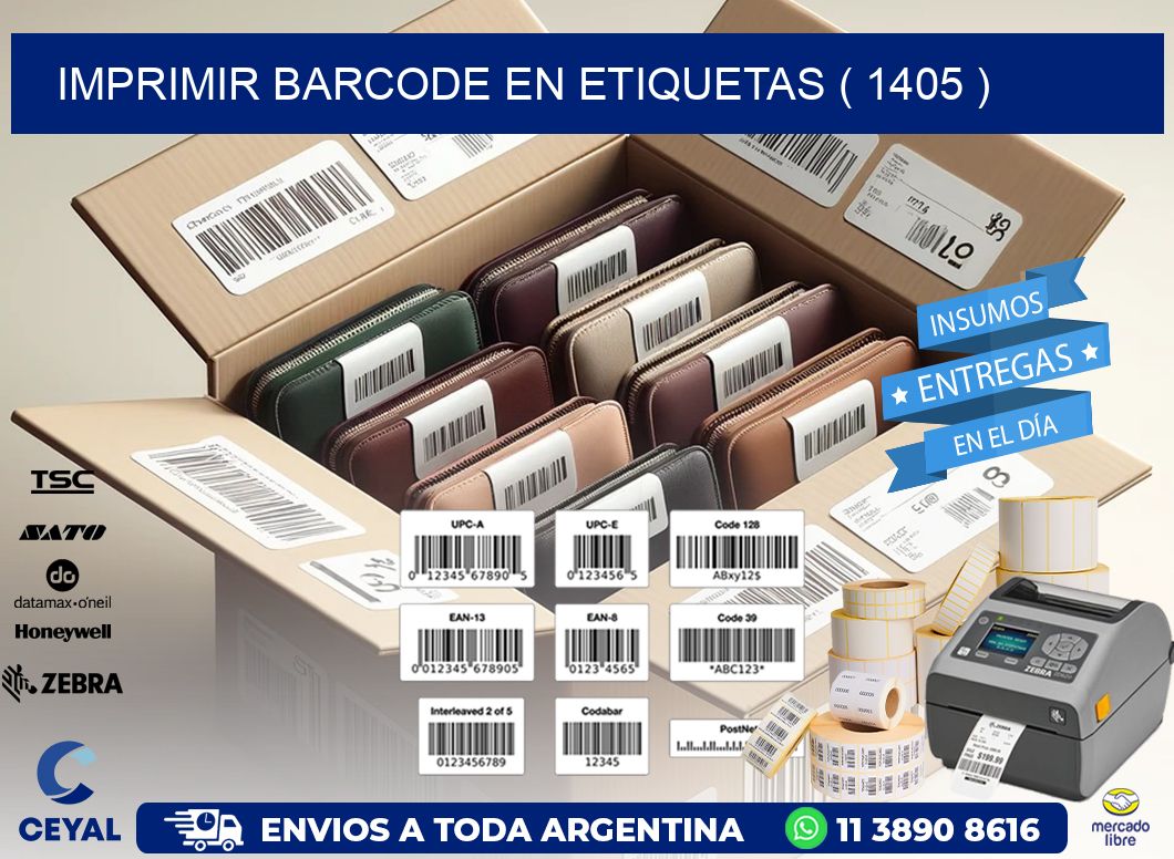 IMPRIMIR BARCODE EN ETIQUETAS ( 1405 )