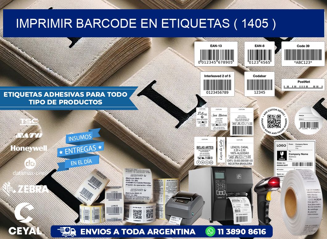 IMPRIMIR BARCODE EN ETIQUETAS ( 1405 )