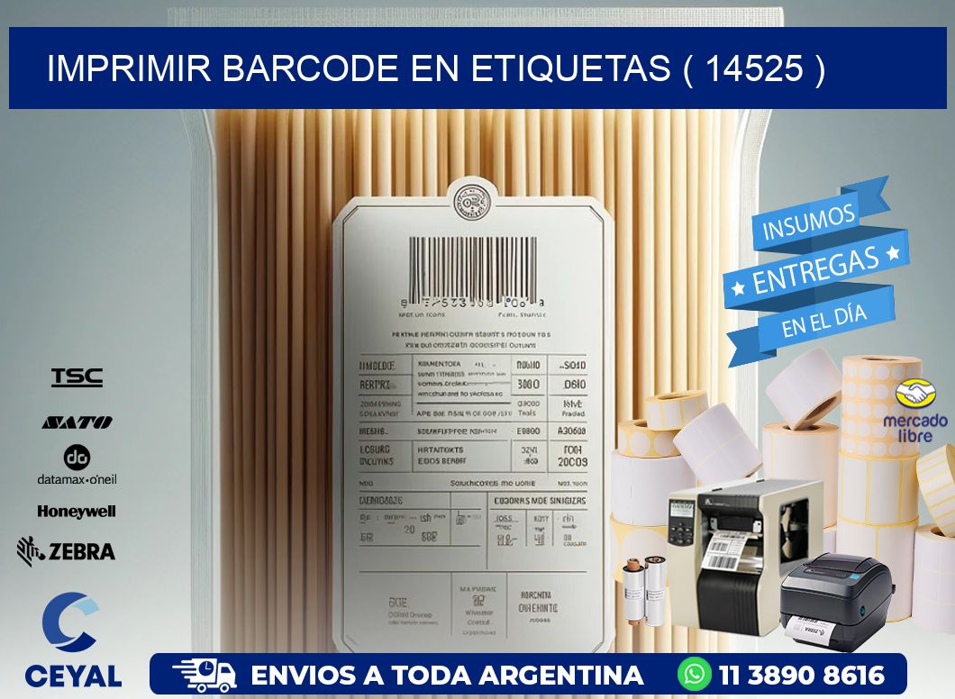 IMPRIMIR BARCODE EN ETIQUETAS ( 14525 )