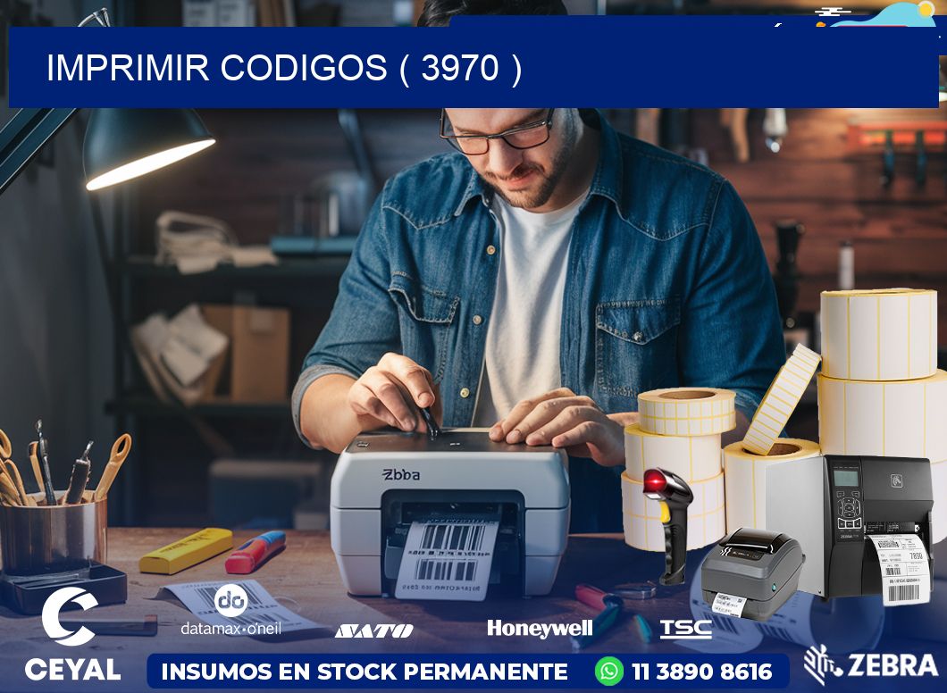 IMPRIMIR CODIGOS ( 3970 )