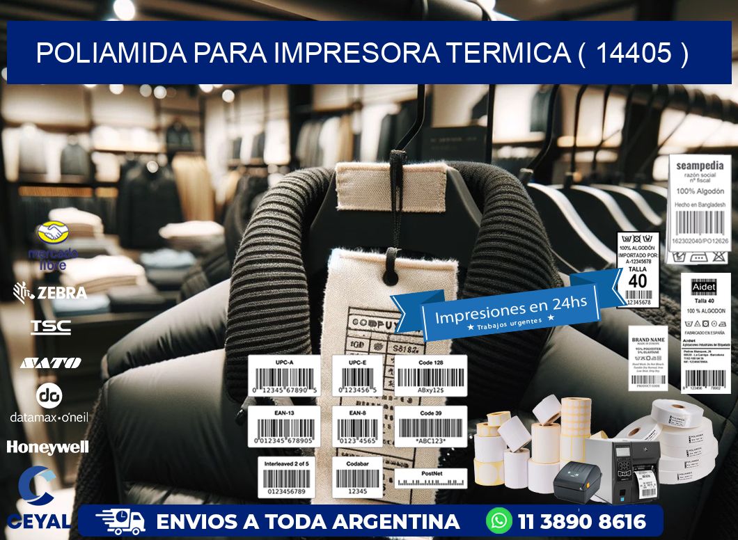 POLIAMIDA PARA IMPRESORA TERMICA ( 14405 )
