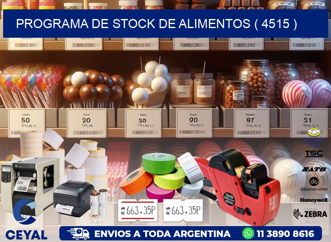 PROGRAMA DE STOCK DE ALIMENTOS ( 4515 )