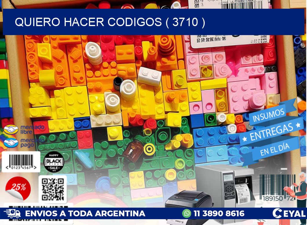 QUIERO HACER CODIGOS ( 3710 )