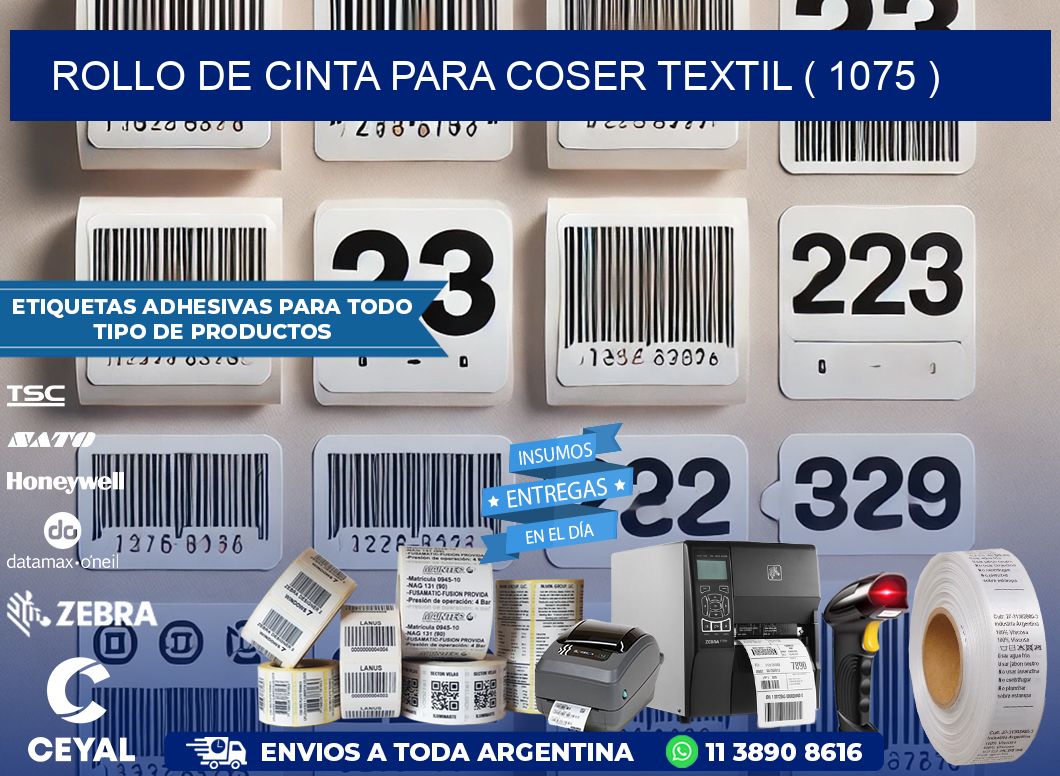ROLLO DE CINTA PARA COSER TEXTIL ( 1075 )