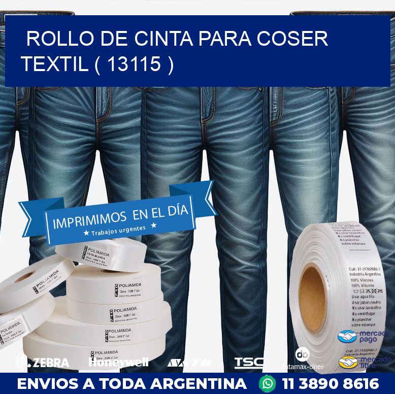 ROLLO DE CINTA PARA COSER TEXTIL ( 13115 )